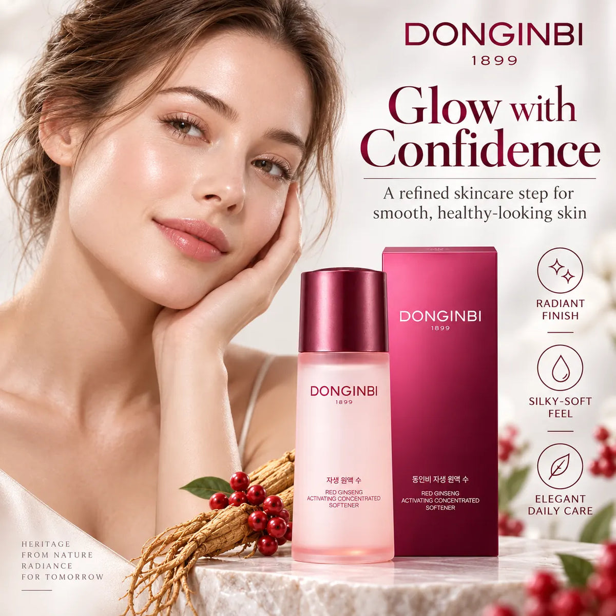 Donginbi Red Ginseng Activating Concentrated Softener 70ml