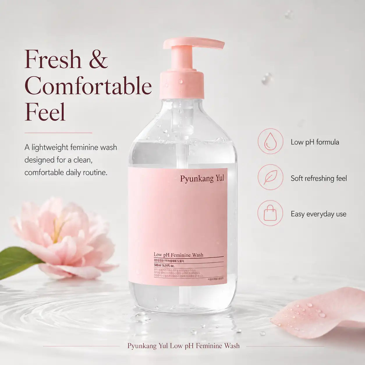 Pyunkang Yul Low pH Feminine Wash 500ml