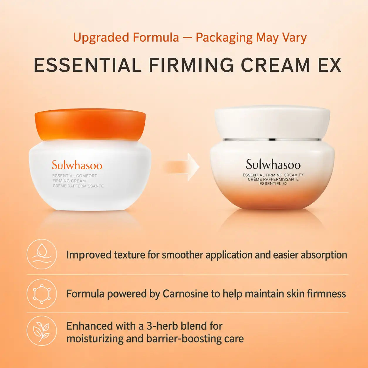Sulwhasoo Essential Comfort Firming Cream ( 75ml ) & Moisturizer ( 50ml )
