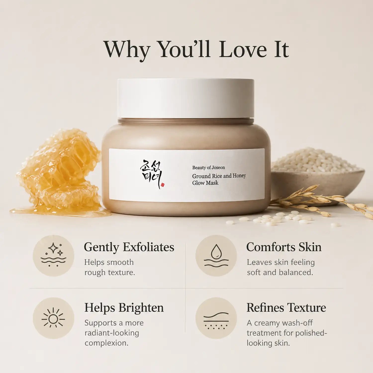 Beauty of Joseon Ground Rice and Honey Glow Mask 150ml