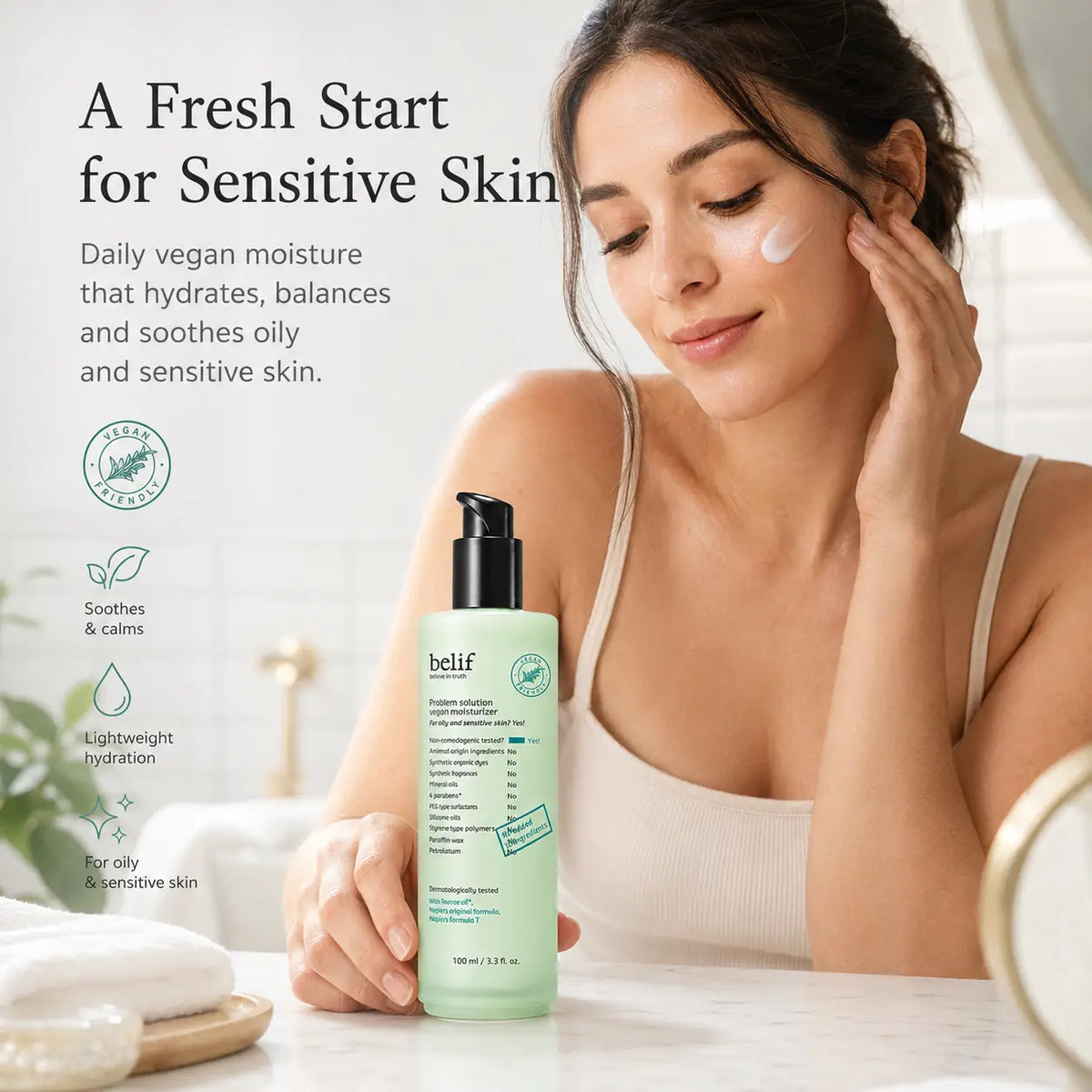 belif Problem Solution Vegan Moisturizer 100ml
