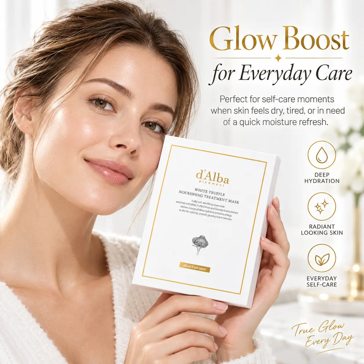 d'Alba White Truffle Nourishing care Mask x 5pcs 25ml X 5ea 25ml 5ea 5pcs