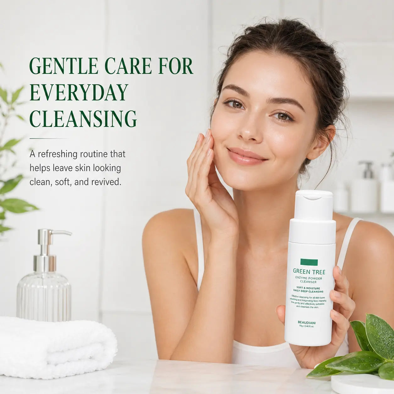 BEAUDIANI Green Tree Enzyme Powder Cleanser Base 70g