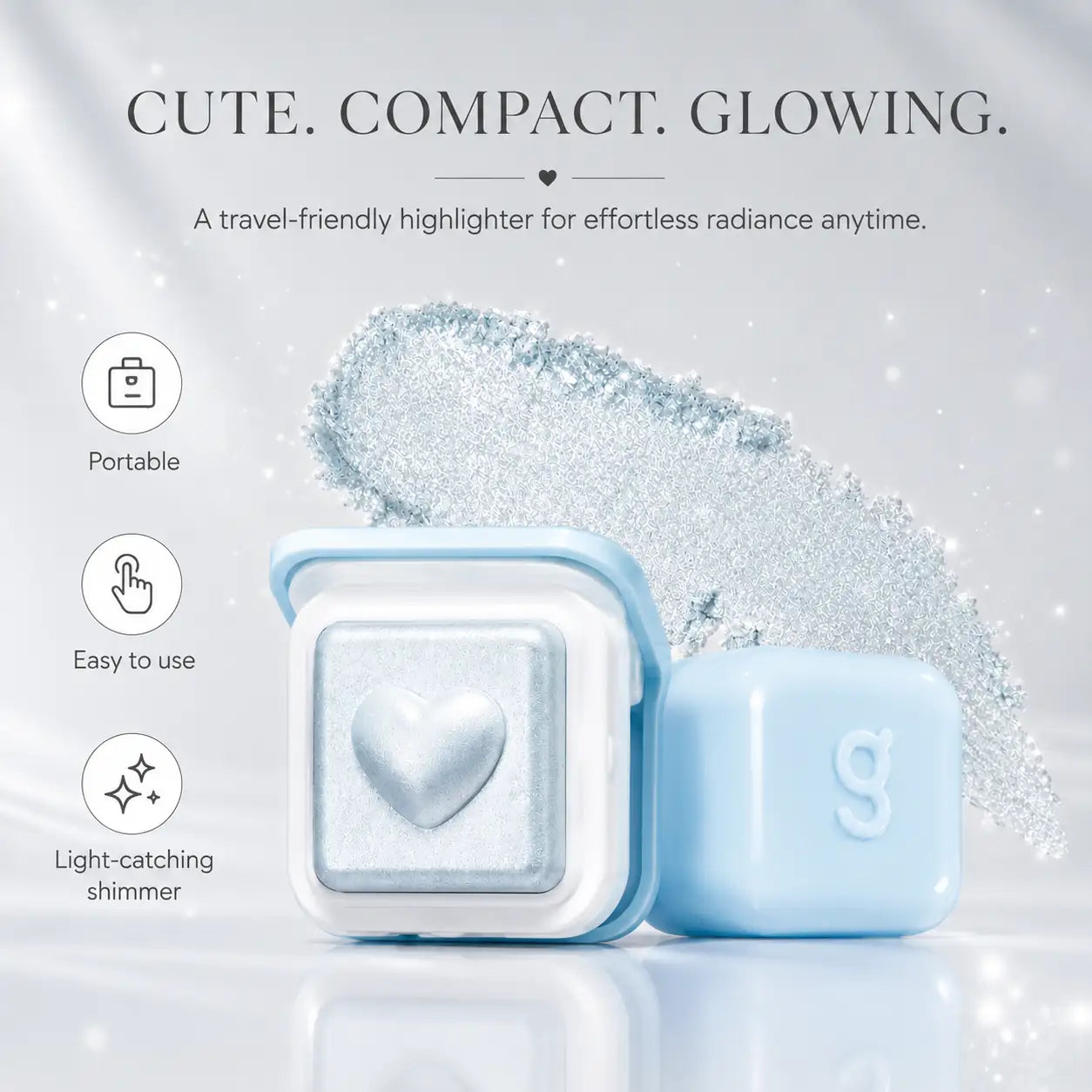 Colorgram Milk Bling Heartlighter 06 Bubbles Blue