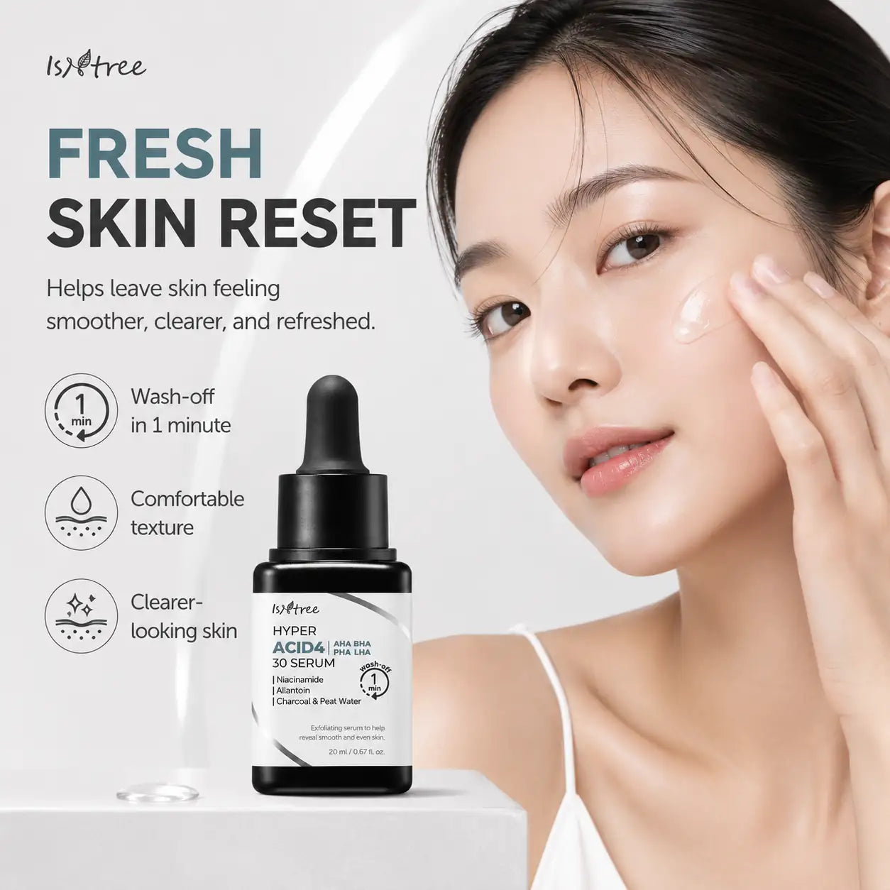Isntree Hyper ACID4 AHA BHA PHA LHA Serum 20ml