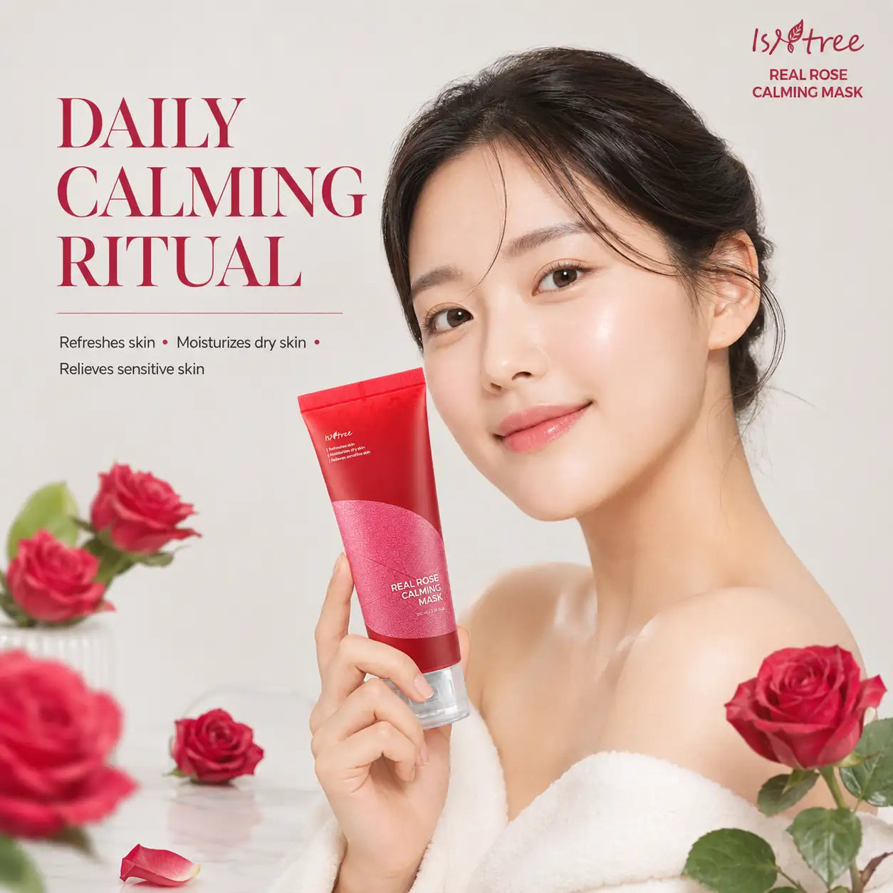 Isntree Real Rose Calming Mask 100ml
