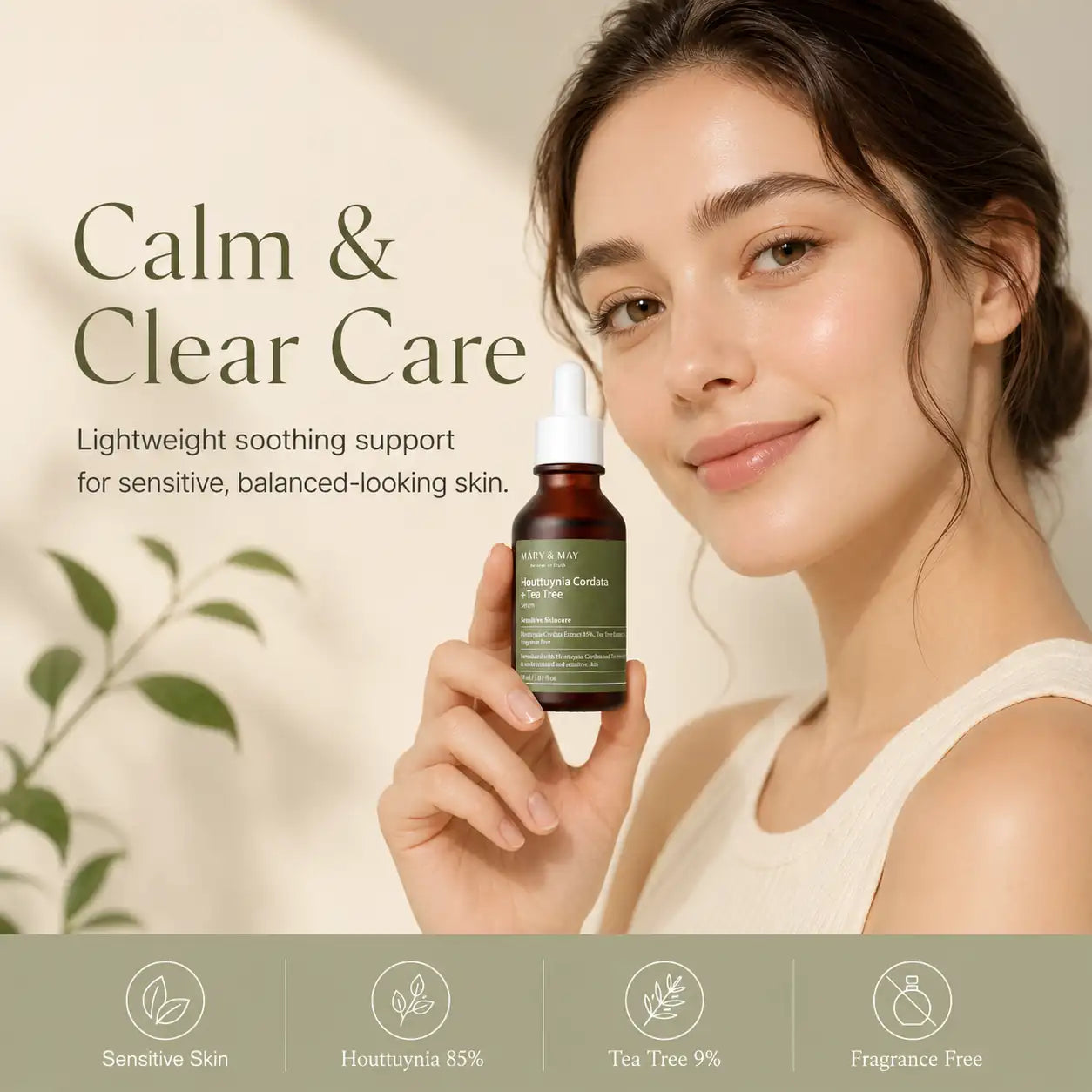Mary&May Houttuynia Cordata +Tea Tree Serum 30ml