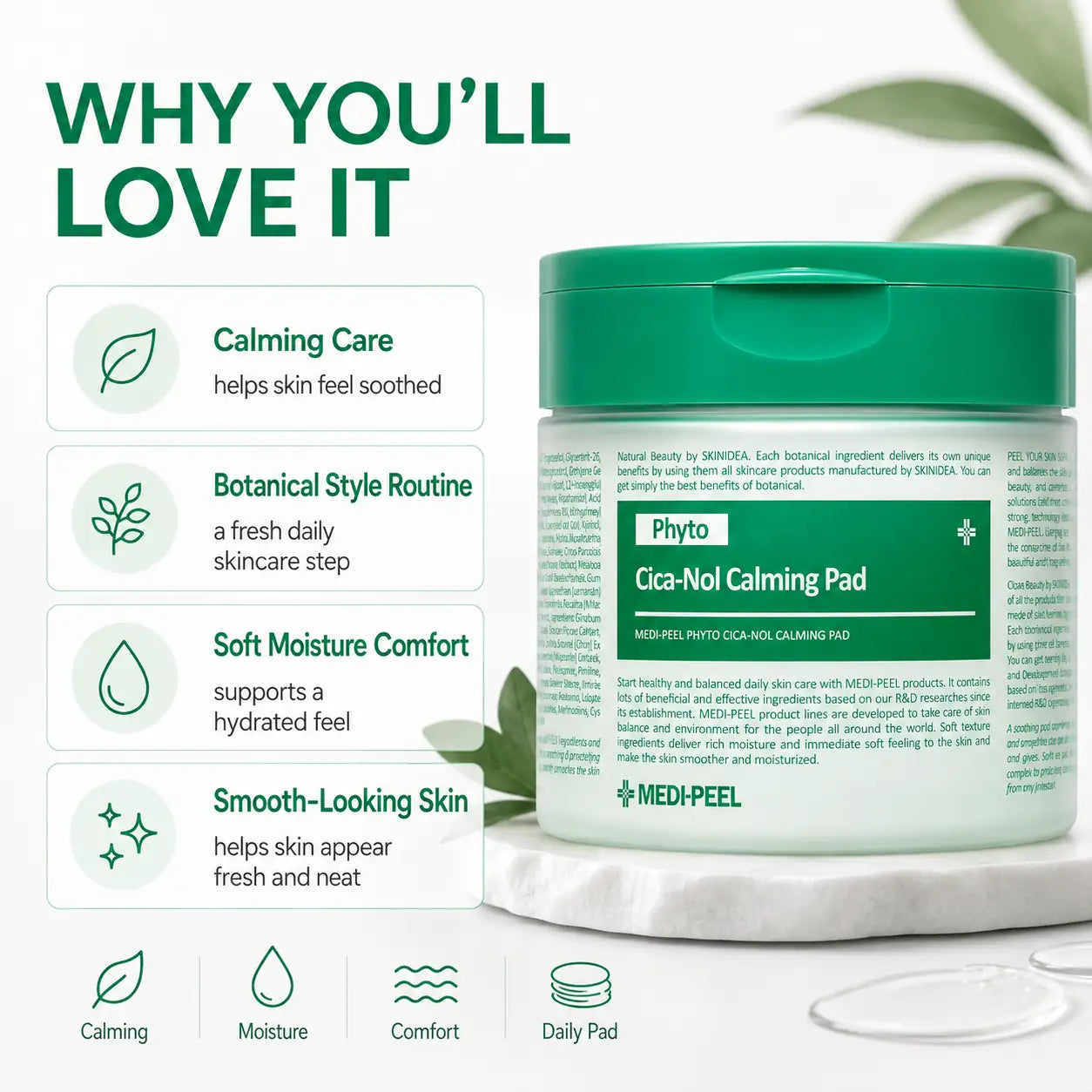 MEDI-PEEL Phyto Cica-Nol Calming Pad 70ea