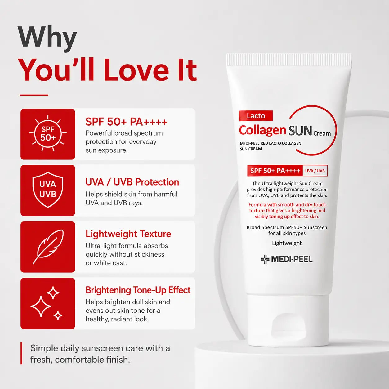MEDI-PEEL Red Lacto Collagen Sun Cream 50ml