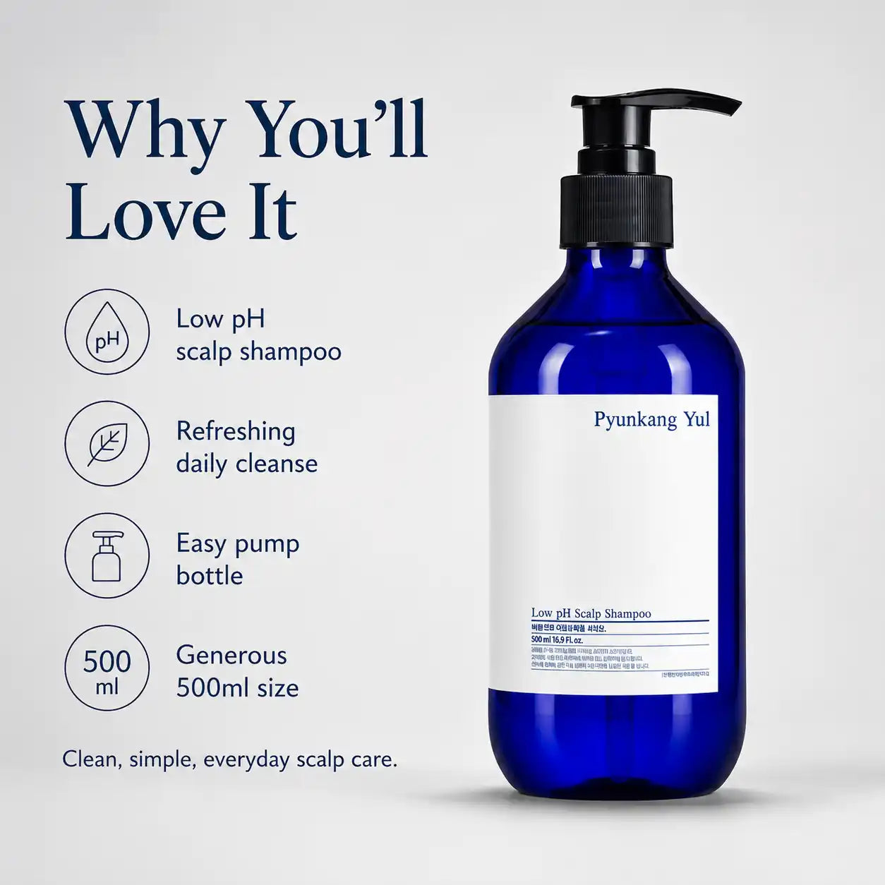 Pyunkang Yul Low pH Scalp Shampoo 500ml