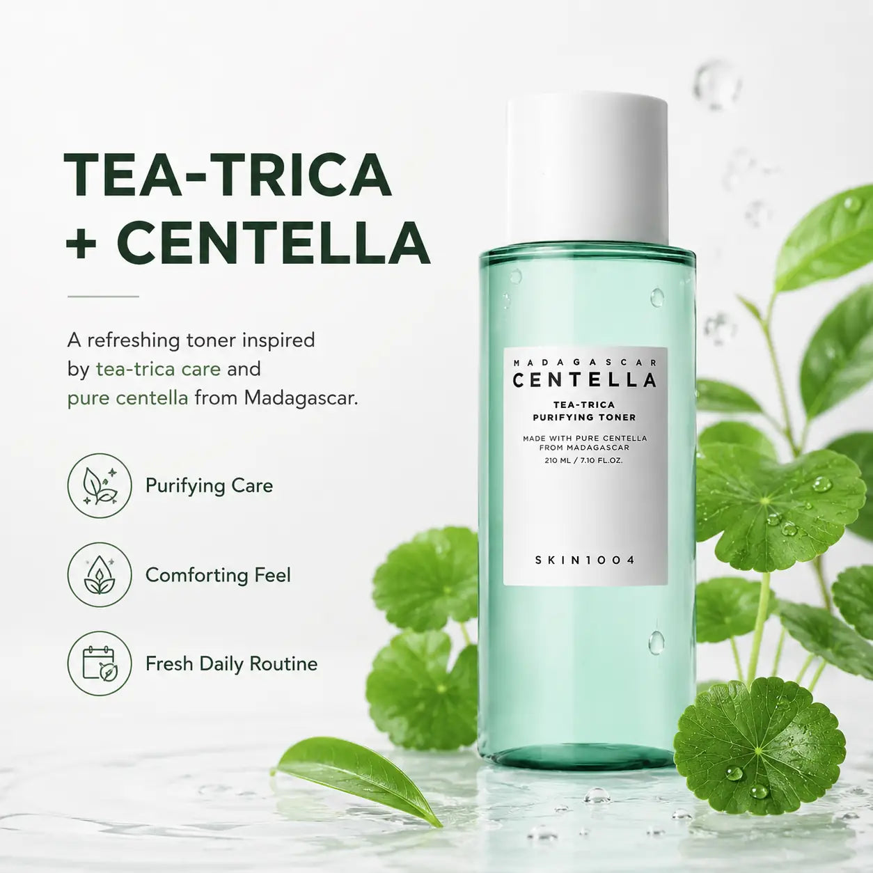 SKIN1004 Madagascar Centella Tea-Trica Purifying Toner 210ml