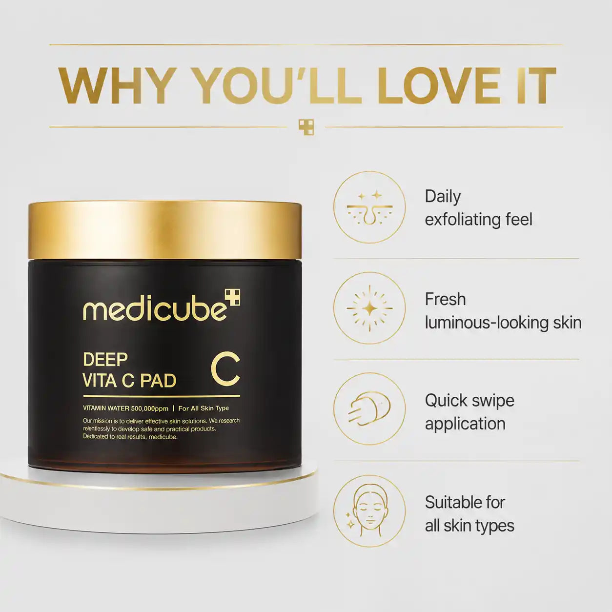 Medicube Deep Vita C Pad 150g
