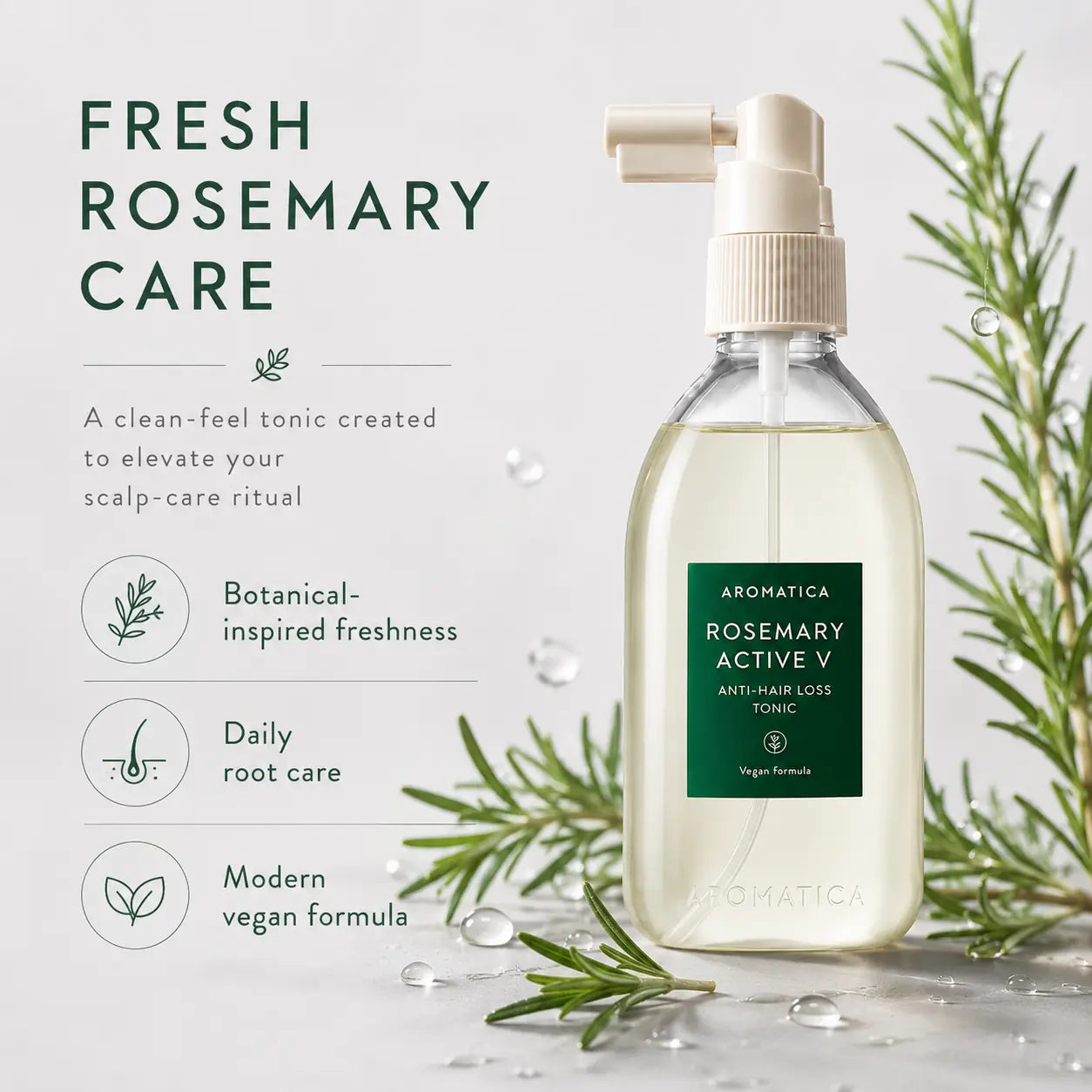 AROMATICA Rosemary Active V Anti Hair Loss Tonic 100ml