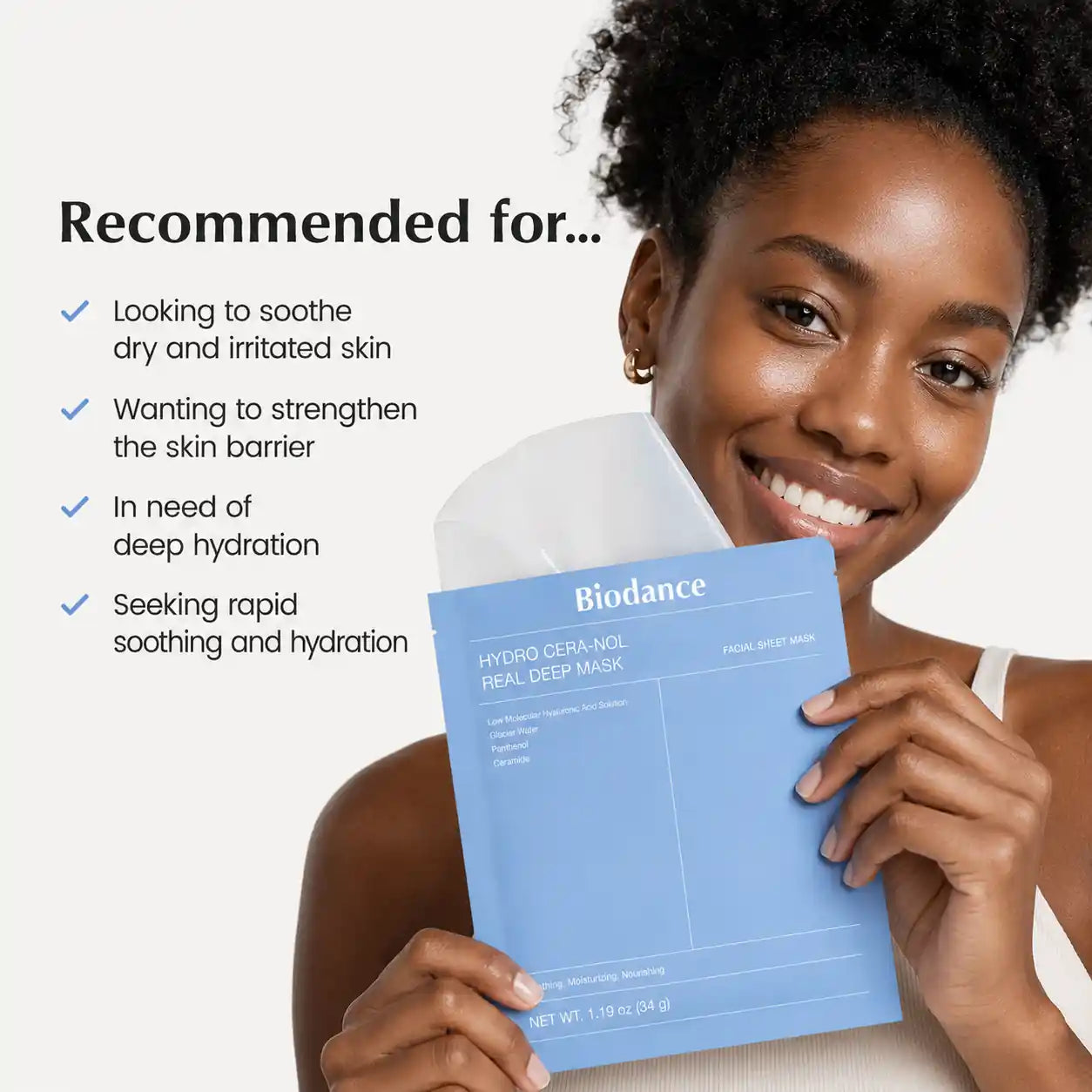 BIODANCE Hydro Cera Nol Real Deep Mask 4ea