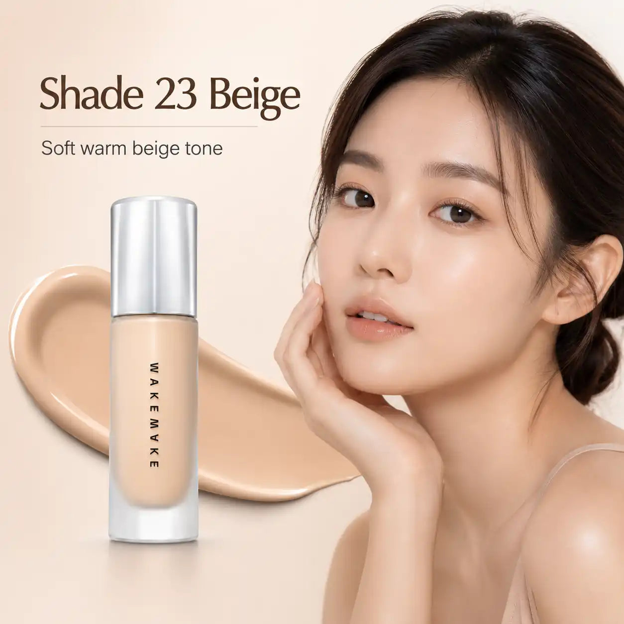 WAKEMAKE Water Velvet Cover Foundation 5 Colors 30ML 30ML 5 Colors