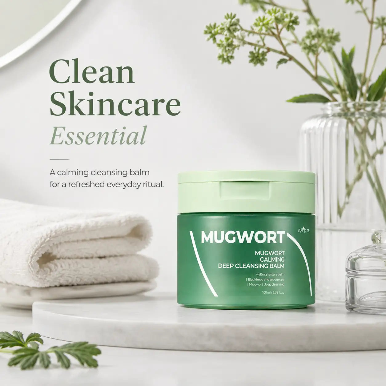 Isntree Mugwort Calming Deep Cleansing Balm 100ml