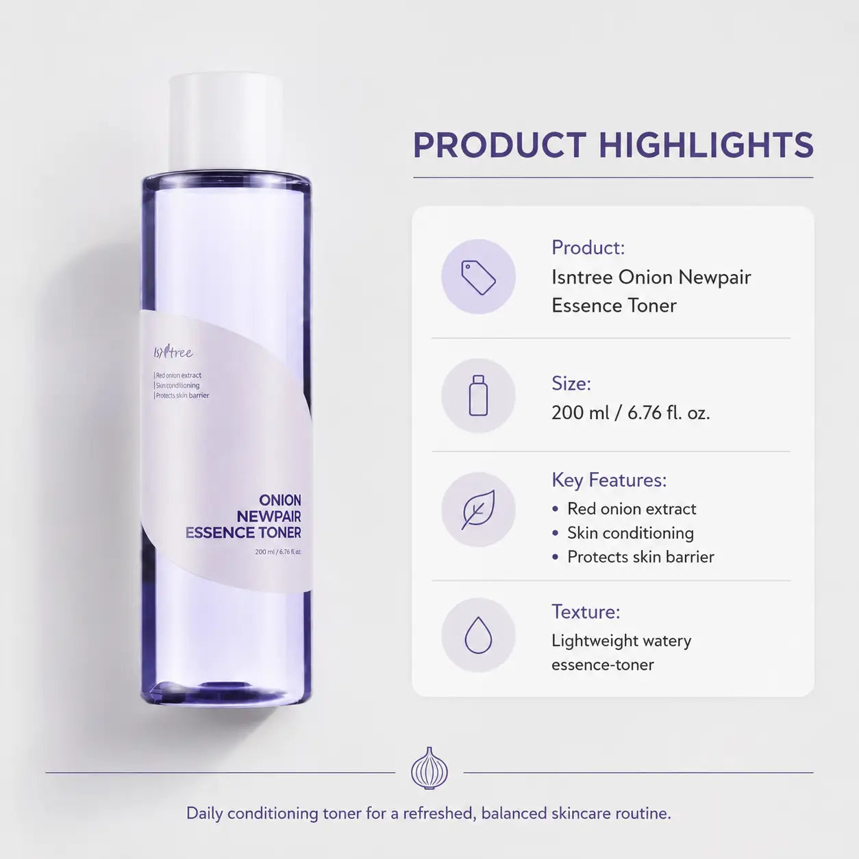 Isntree Onion Newpair Essence Toner 200ml