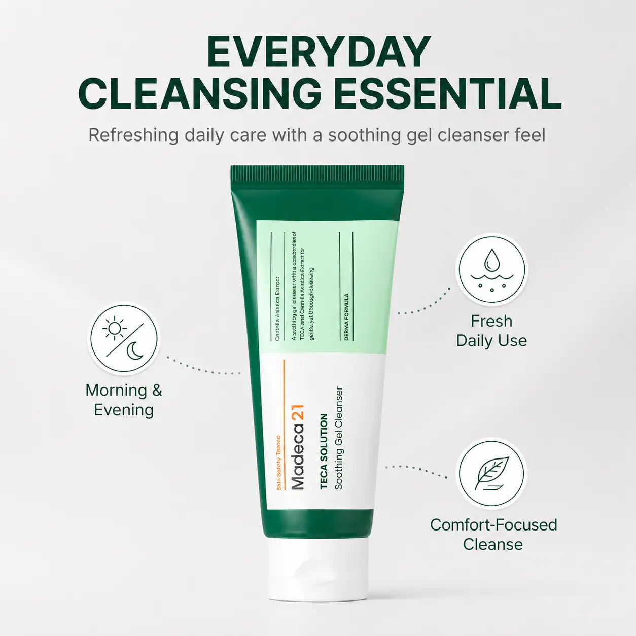Madeca21 Teca Solution Soothing Gel Cleanser 100ml