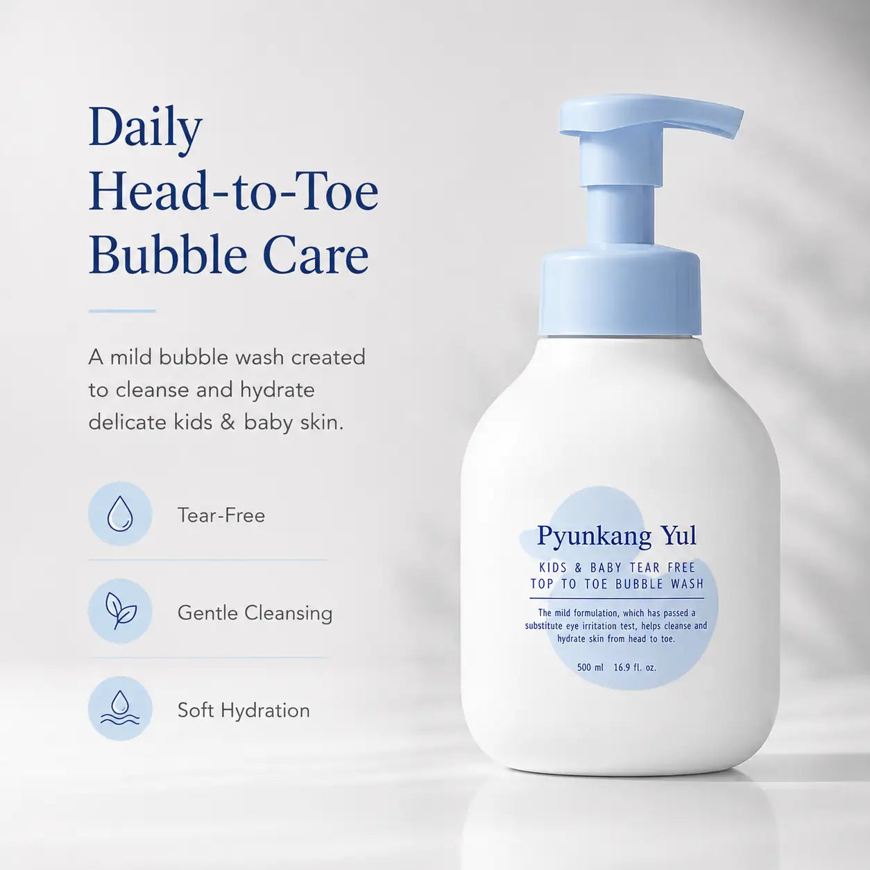 Pyunkang Yul Kids & Baby Top to Toe Bubble Wash 500ml
