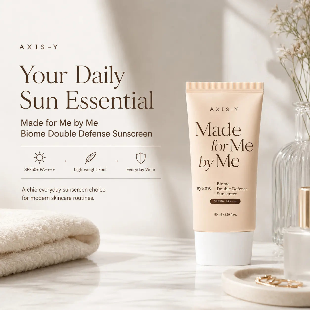 AXIS-Y Biome Double Defense Sunscreen 50ml
