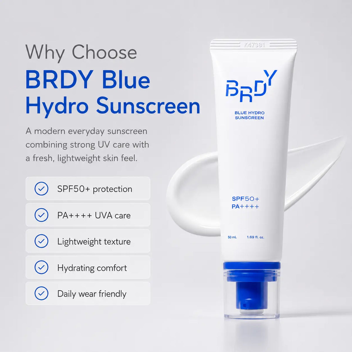 B.READY Blue Hydro Sunscreen 50ml