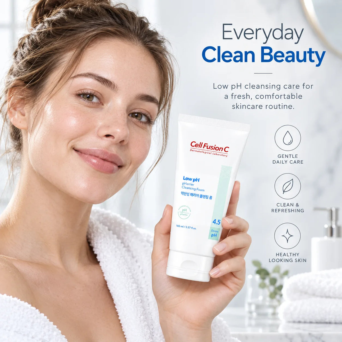 Cell Fusion C Low pH Pharrier Cleansing Foam 165ml