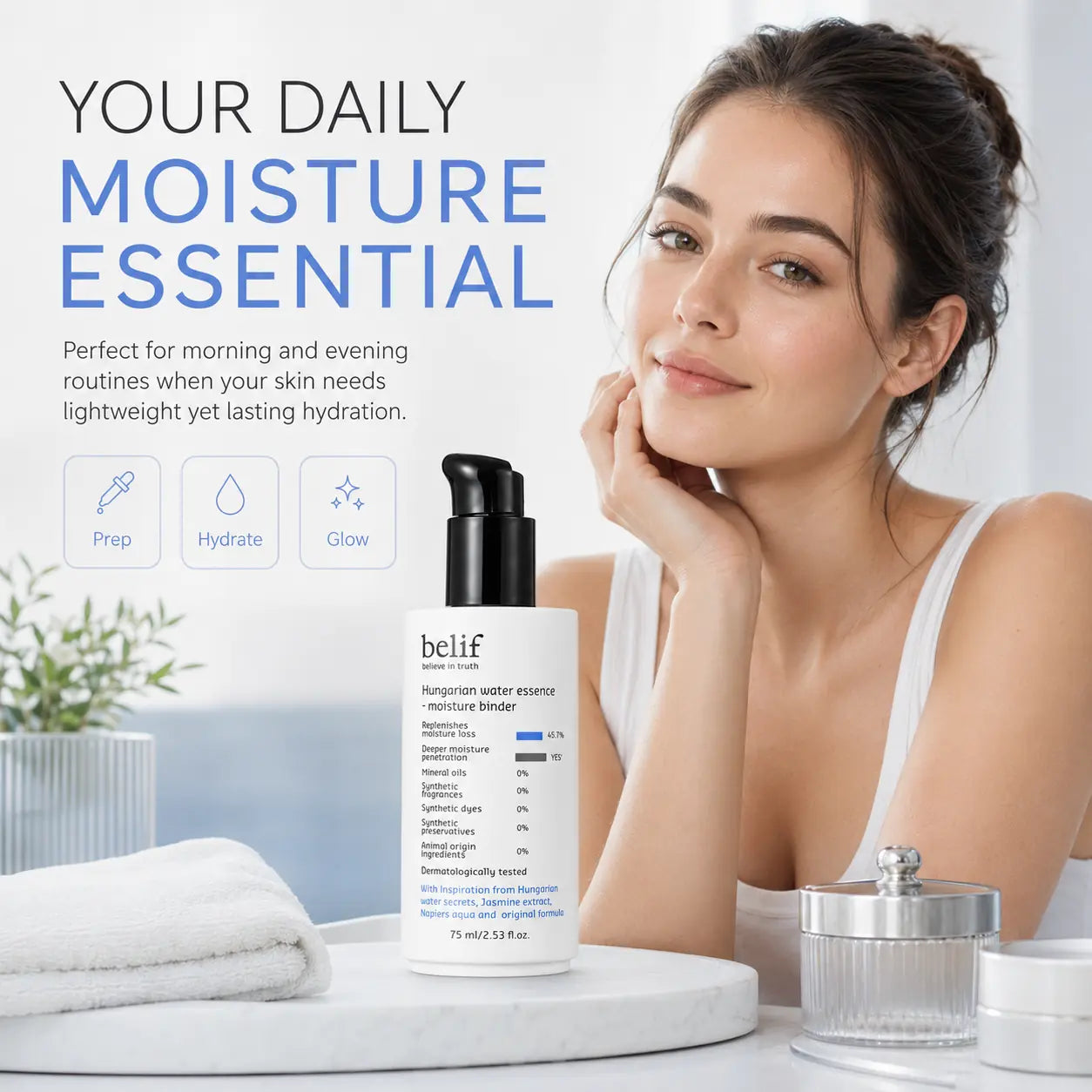 belif Hungarian Water Essence Moisture Binder 75ml