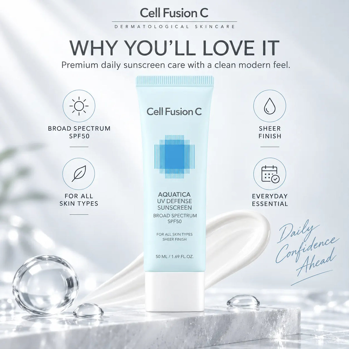 Cell Fusion C Aquatica UV Defense Sunscreen 50ml