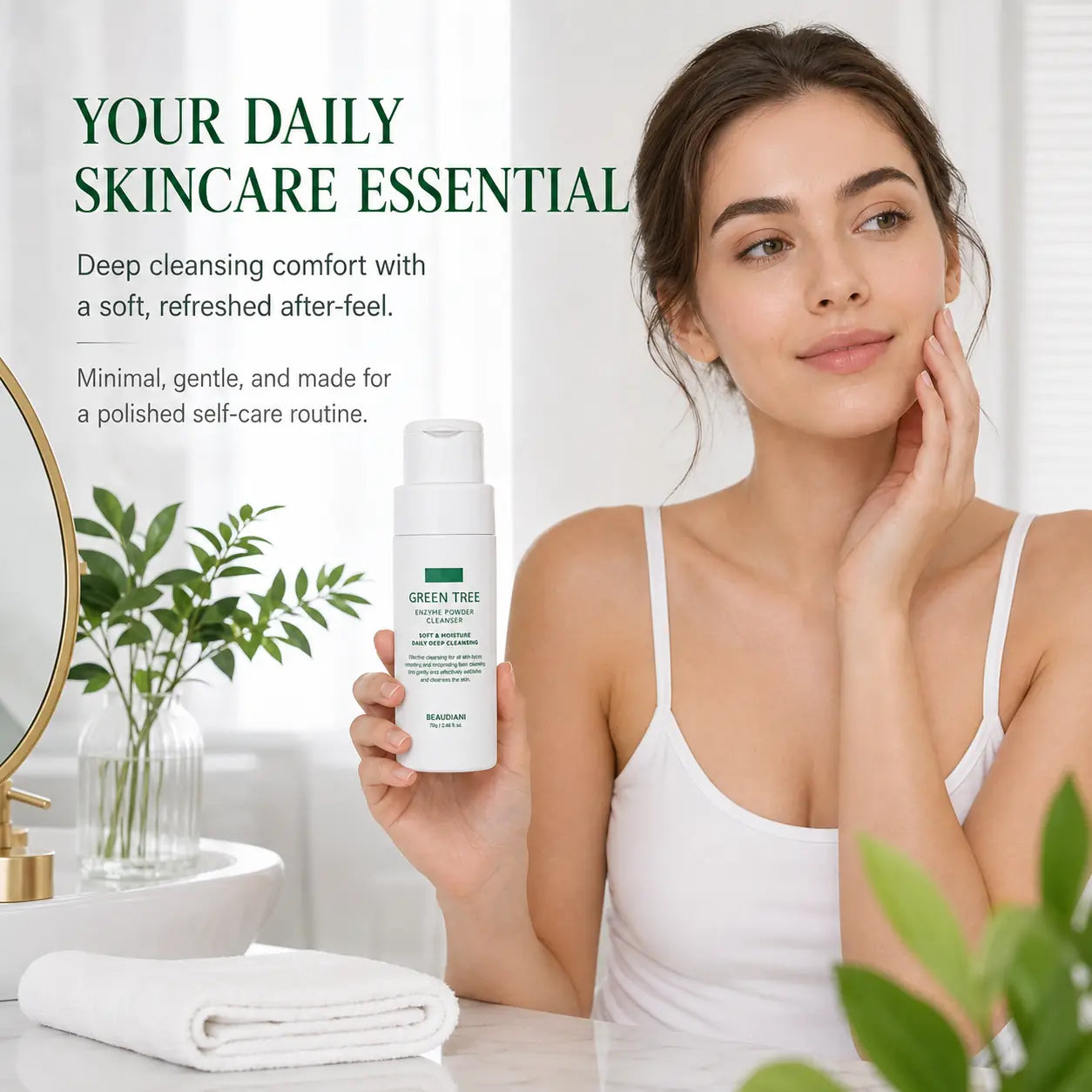 BEAUDIANI Green Tree Enzyme Powder Cleanser Base 70g
