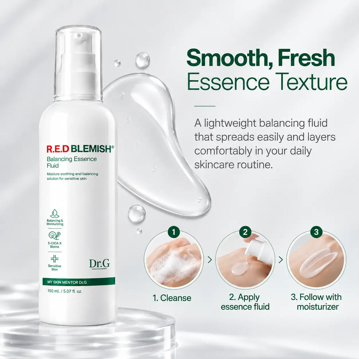 Dr.G Red Blemish Balancing Essence Fluid 150ml