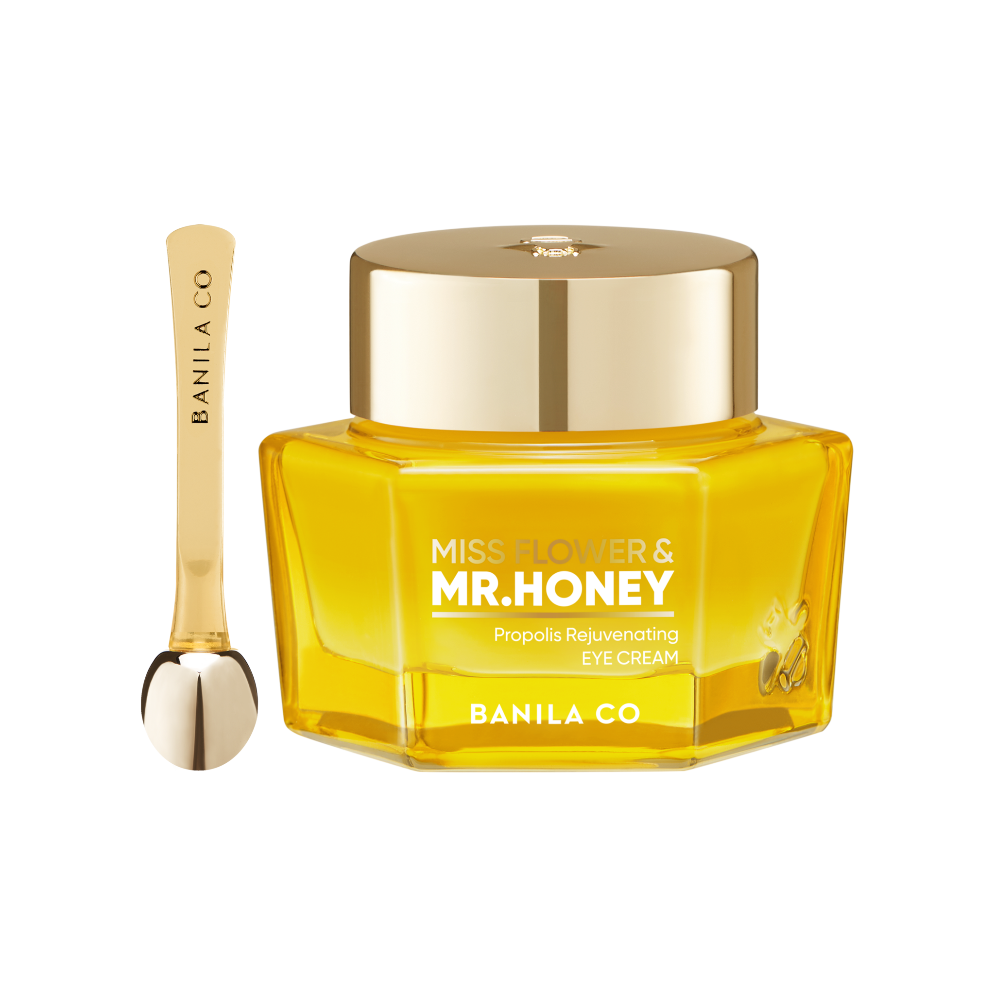 Banila Co Propolis Eye Cream metal applicator close-up
