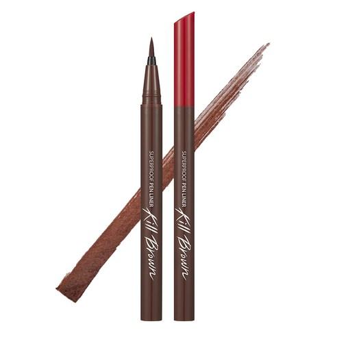 CLIO Superproof Pen Liner 0.55ml 3 Cacao Brown K-beauty makeup product image