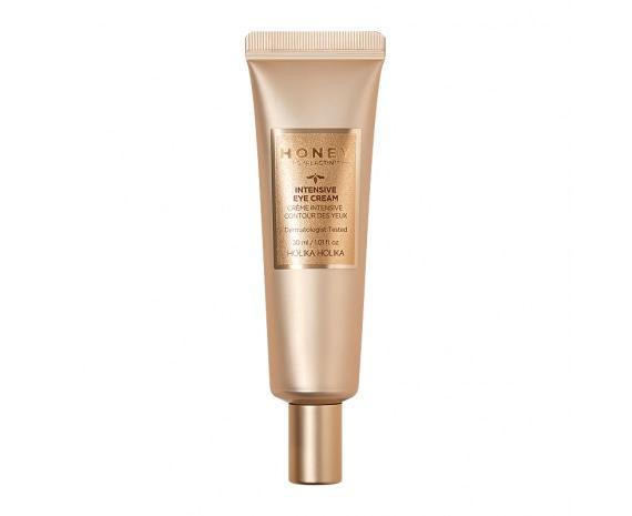 Holika Holika Honey Royalactin Eye Cream packaging, royal jelly peptide eye cream