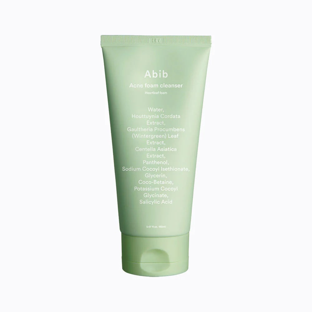 Abib Heartleaf Cleanser foam texture