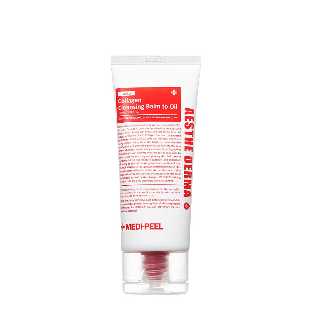 MEDI-PEEL Red Lacto Collagen Cleansing Balm to Oil 100g Korean cleanser product image