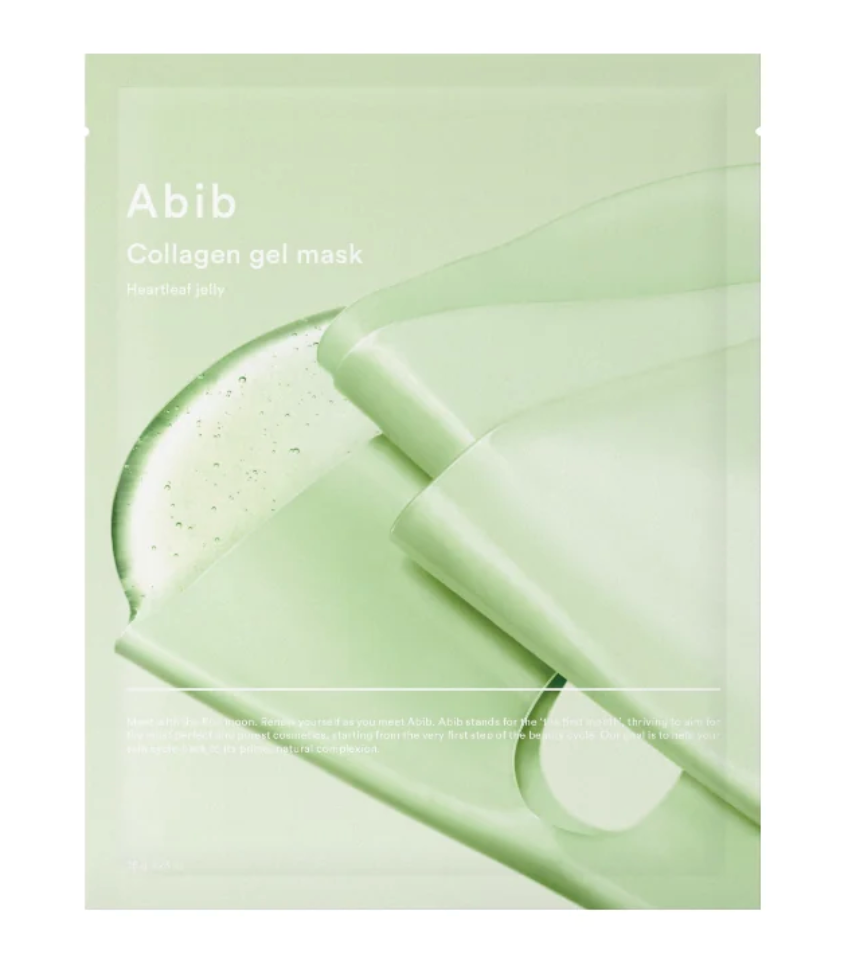 Abib Facial Mask Heartleaf texture