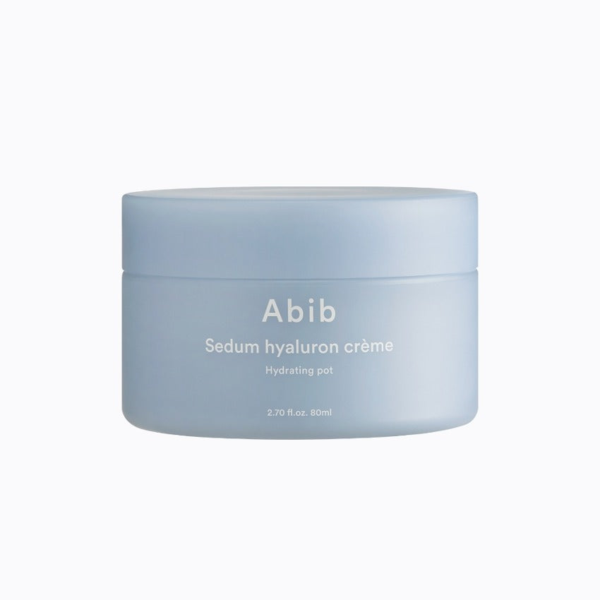 Abib Sedum Hyaluron Cream texture on skin