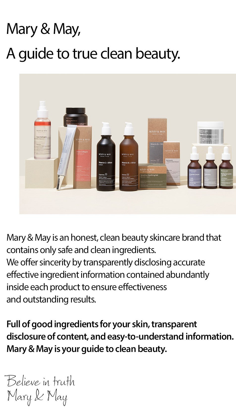 Mary&May CICA Houttuynia Cordata Tea Tree Calming Mask Pack 30 Sheets Korean toner product image