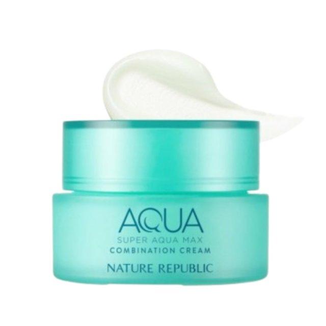 Nature Republic Super Aqua Max Combination Watery Cream 80ml Korean moisturizer product image