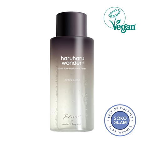 Haruharuwonder Black Rice Hyaluronic Toner for Sensitive Skin 3Size - Haruharuwonder Facial Toner product image