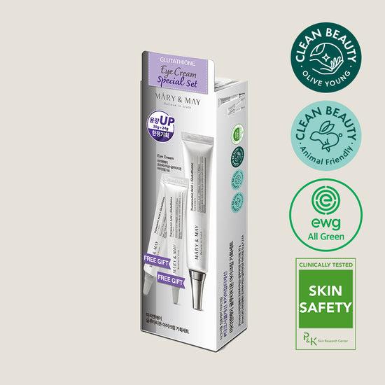 Mary&May Glutathione Eye Cream Special Set (30g+12g x2) Korean moisturizer product image