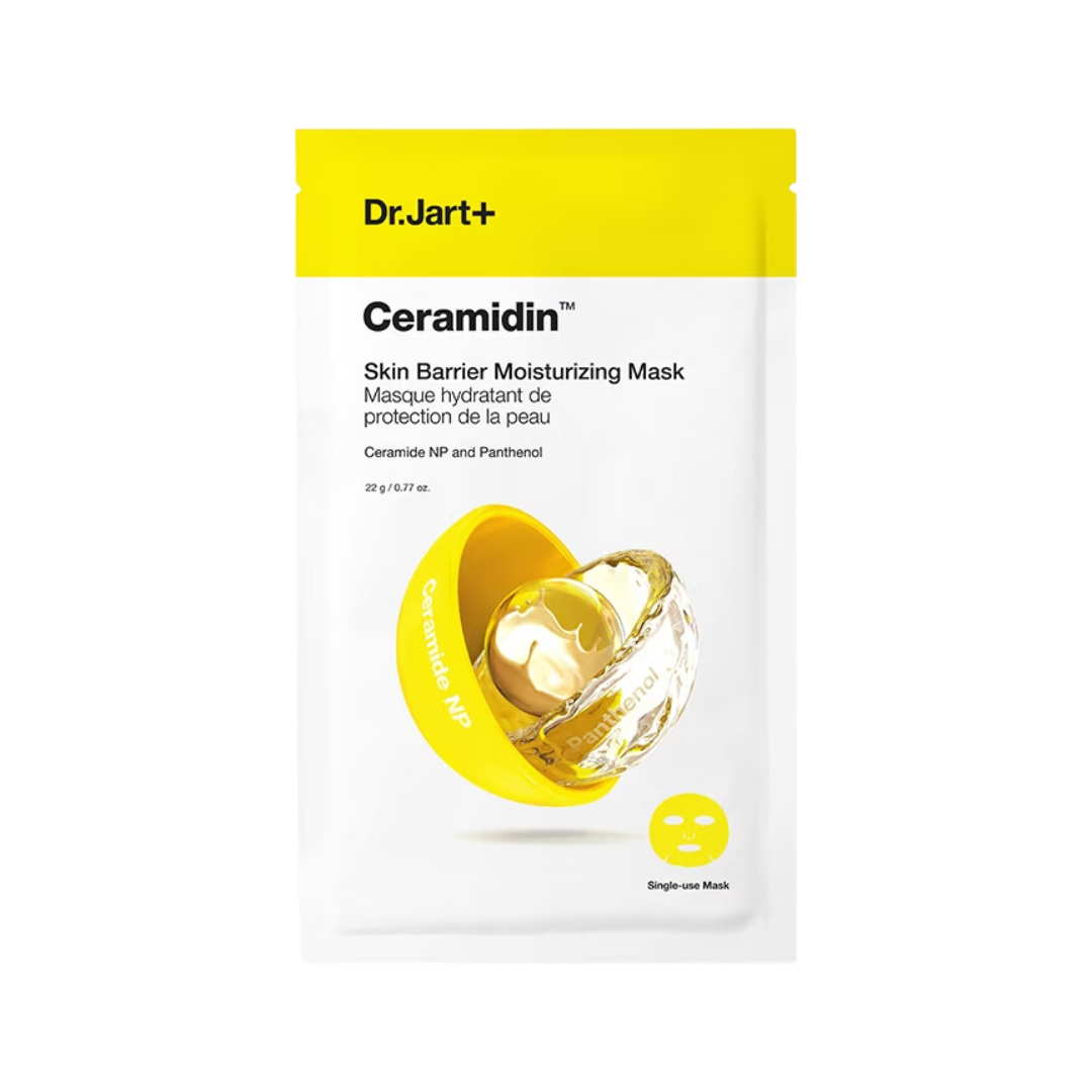 Dr. Jart+ Ceramidin Skin Barrier Moisturizing Mask 22g 1pcs Korean skincare product image