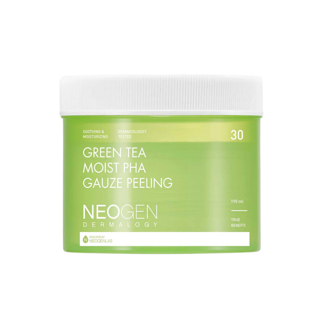 Neogen Green Tea Moist PHA Gauze Peeling 30Pad - Neogen Skin Care Pads product image