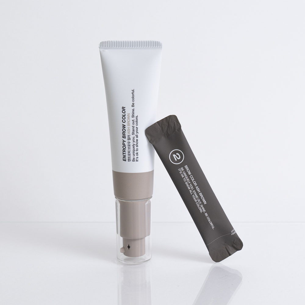 ENTROPY Brow Color #ASH Brown 38g K-beauty makeup product image