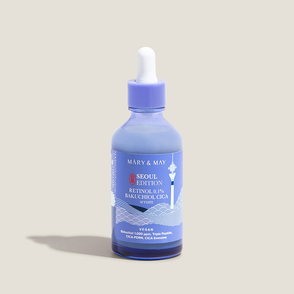 Mary&May Retinol 0.1% Bakuchiol CICA Serum 80ml Korean essence product image