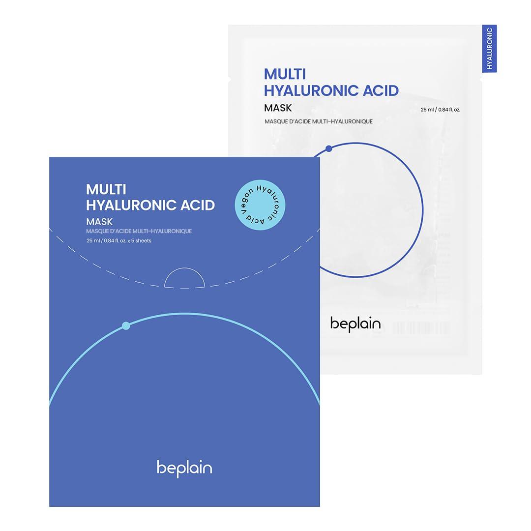 Multi Hyaluronic Acid Mask sheet showing essence soaked texture