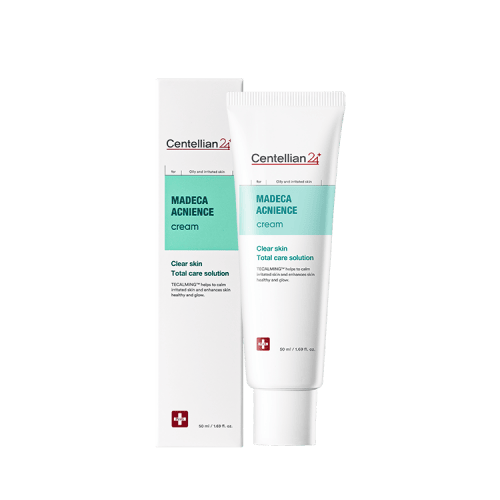 Centellian24 Acnience Cream applied to skin