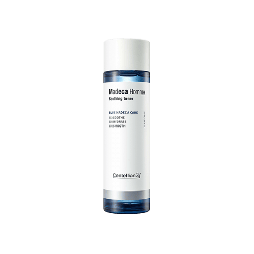 Centellian24 Homme Toner applied after shaving