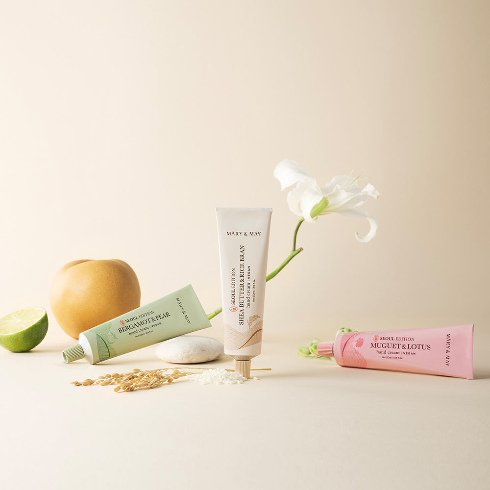 Mary&May Seoul Edition Hand Cream Trio Set (50ml x3) Korean body care product image