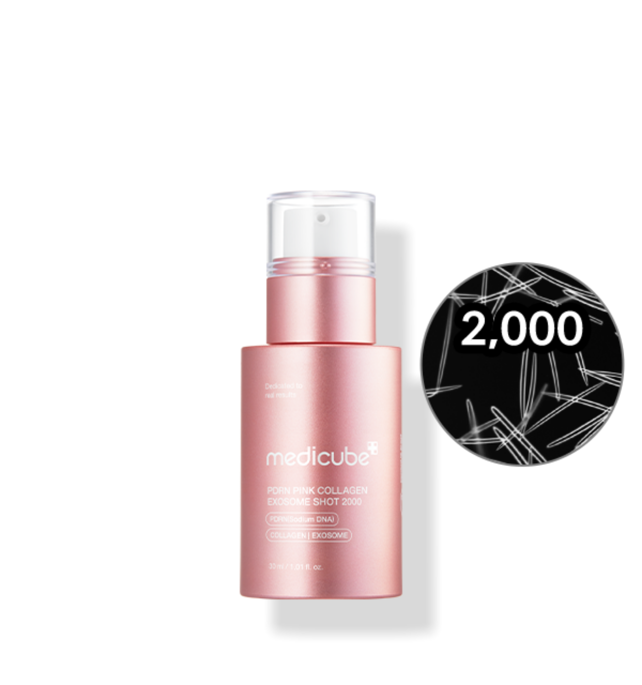 Medicube PDRN Pink Collagen Exosome Shot Ampoule 2000 30ml Korean ampoule product image